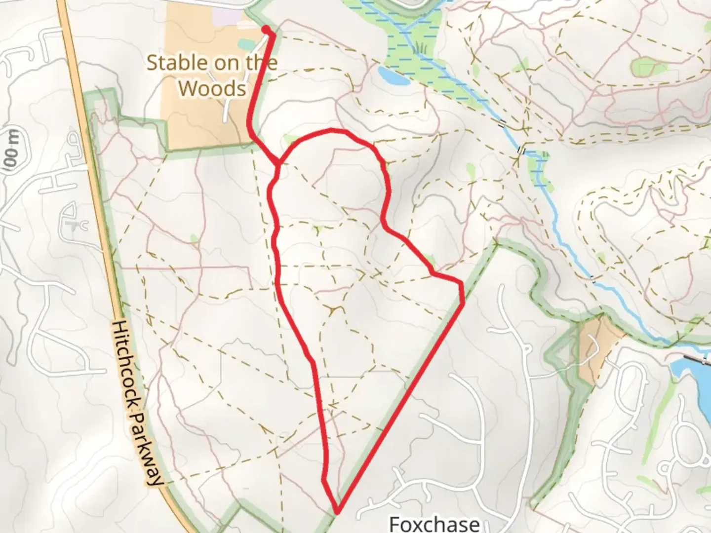 An image depicting the trail High Point Line and Mr Cooper's Ride Loop and its surrounding area.