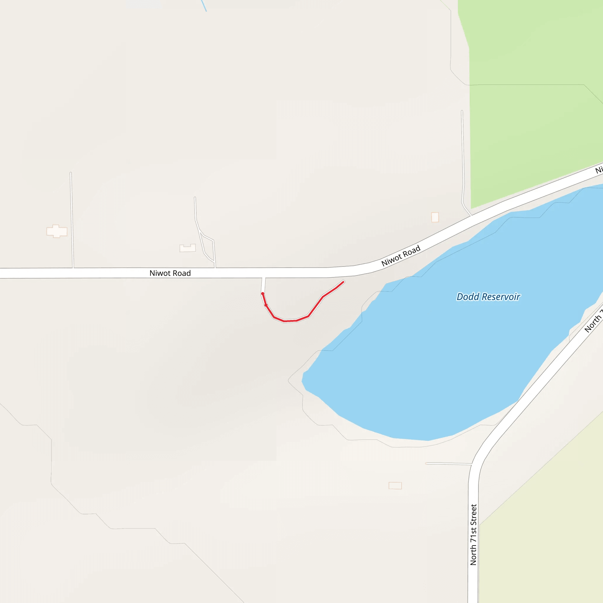 Niwot Road mobile static map