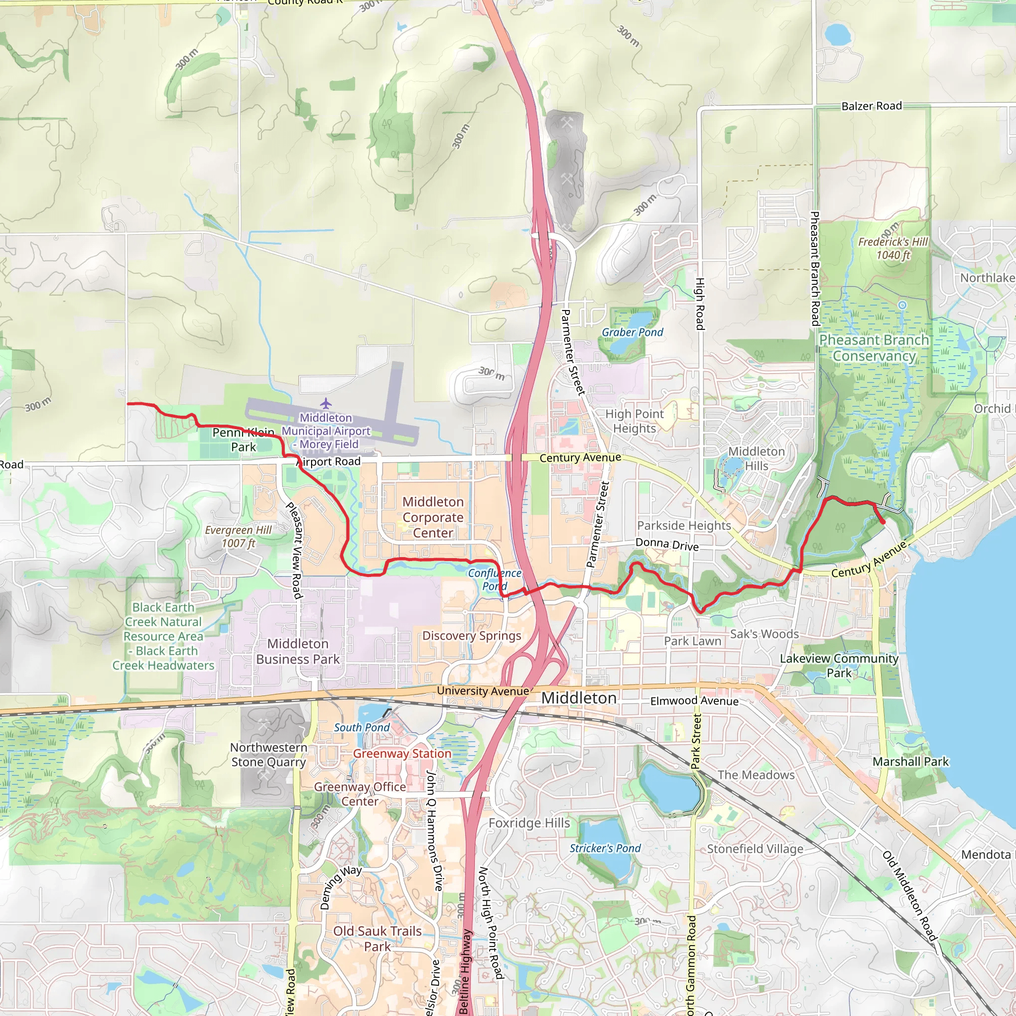 Ed-Tellard Park via North Fork Trail mobile static map