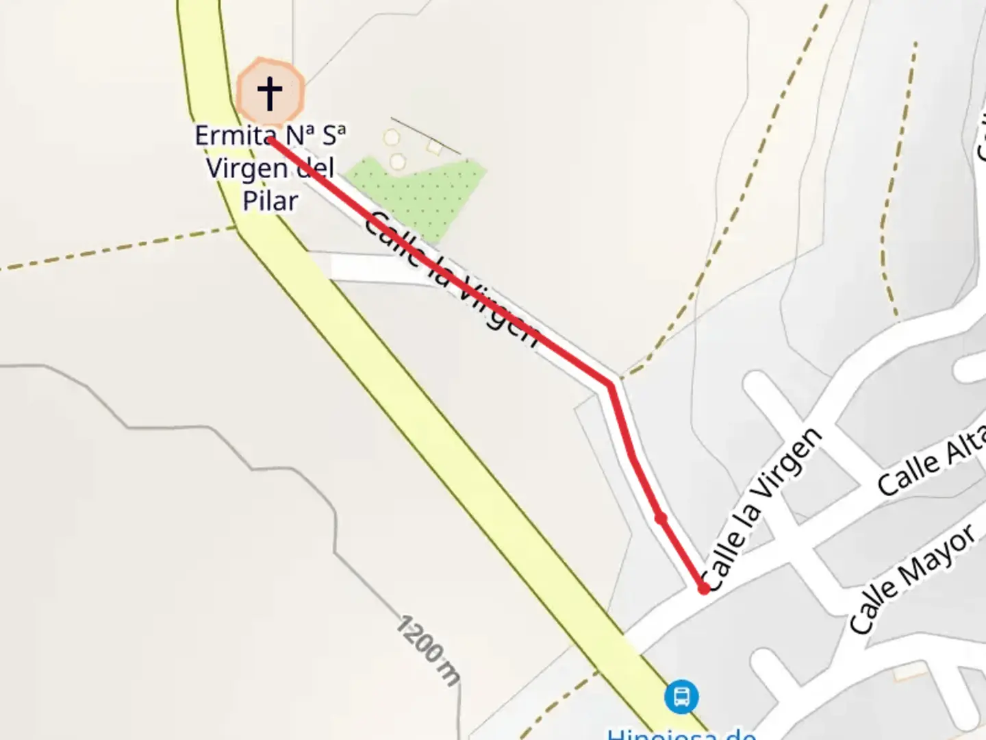 An image depicting the trail Hinojosa de Jarque - Hermitage of Pilar PR TE 107c and its surrounding area.