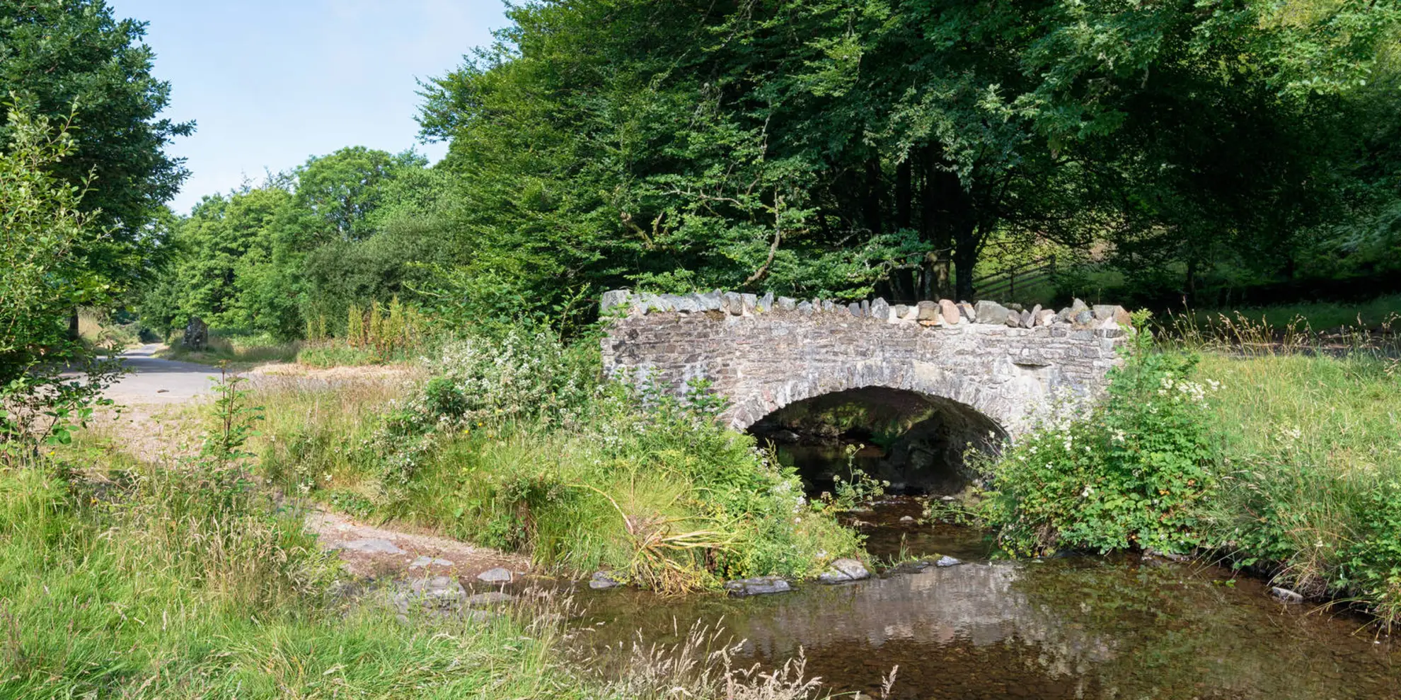 An image depicting the trail Robber's Bridge Walk and its surrounding area.