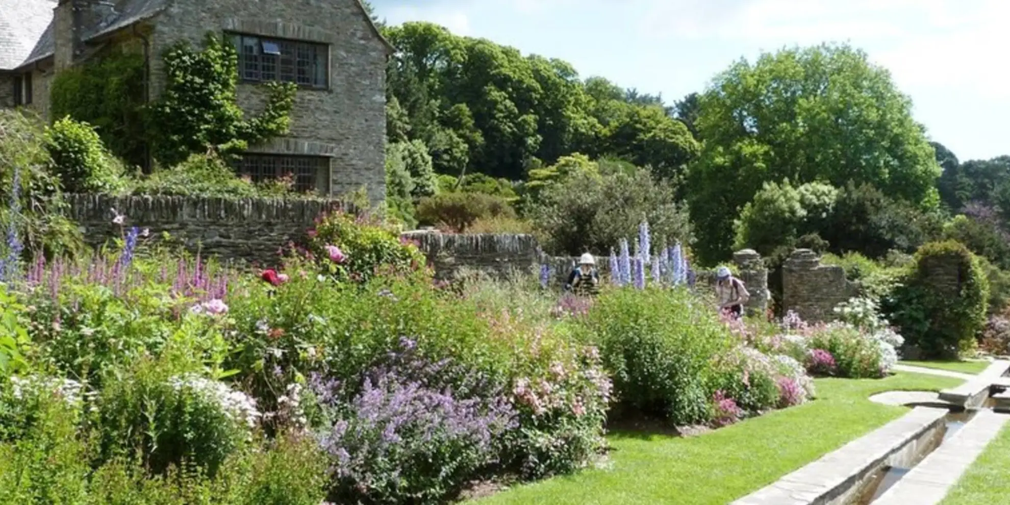 An image depicting the trail Coleton Fishacre Circular Walk via Coleton Camp and its surrounding area.