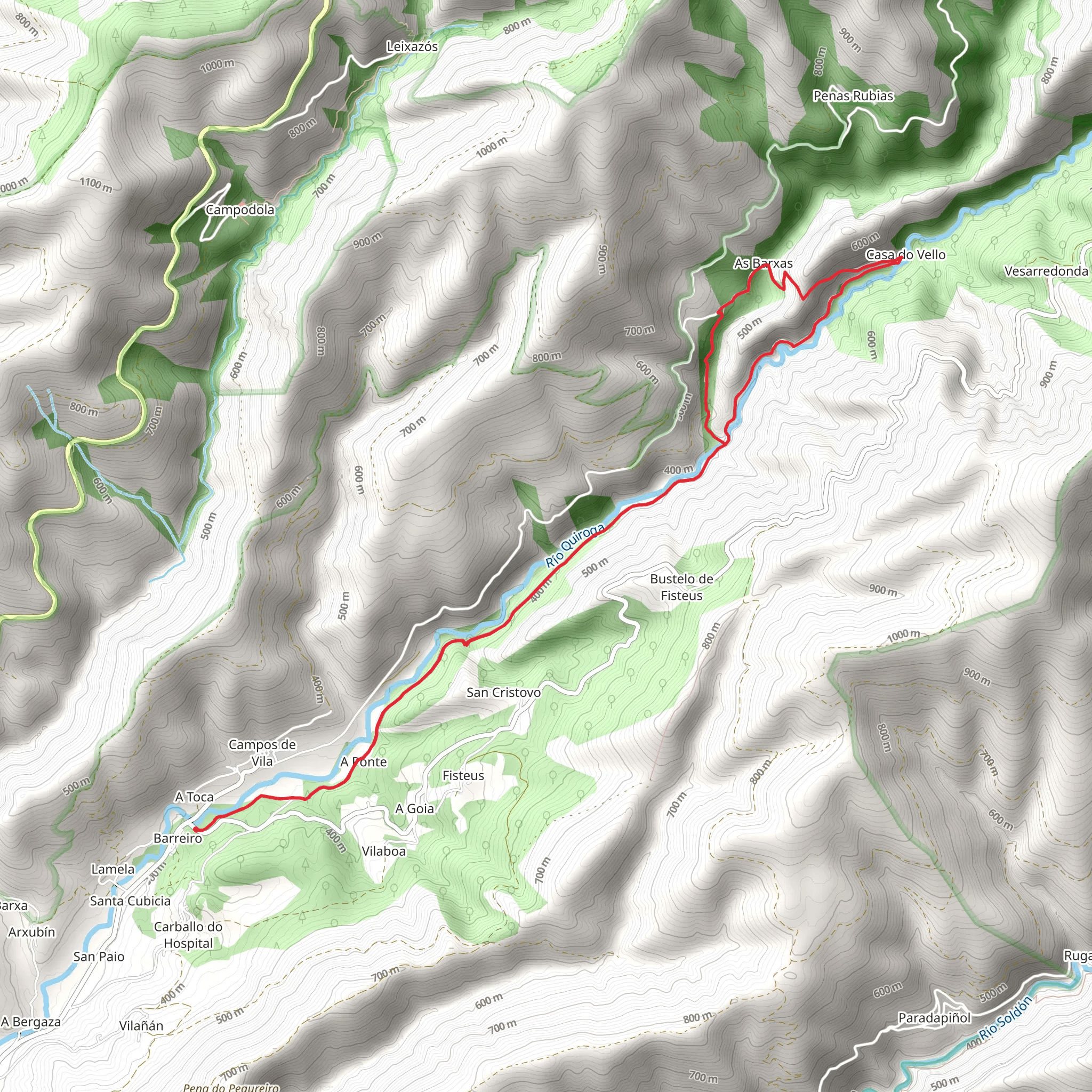 PR G 193 Ruta do Val do Río Quiroga mobile static map