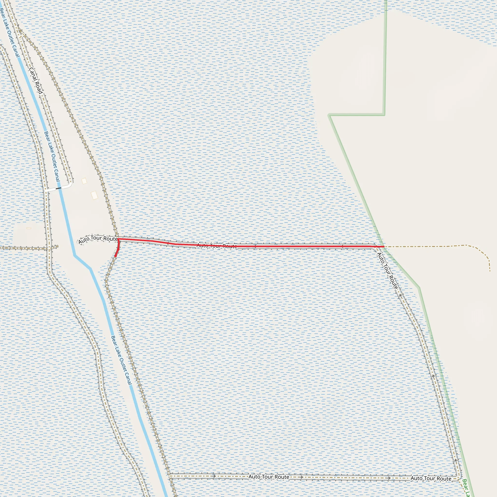 Auto Tour Route mobile static map