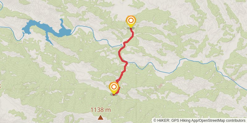 Cold Spring Trail stage 2 Map