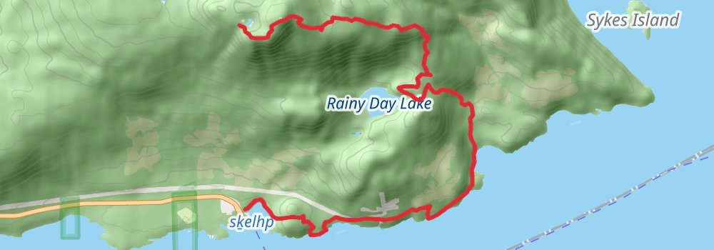 Sunshine Coast Trail stage 11 Map