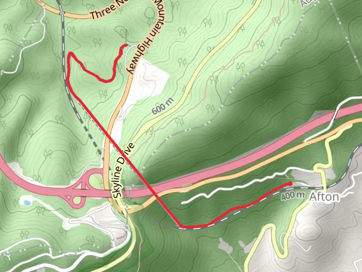 An image depicting the trail Blue Ridge Tunnel Trail and its surrounding area.