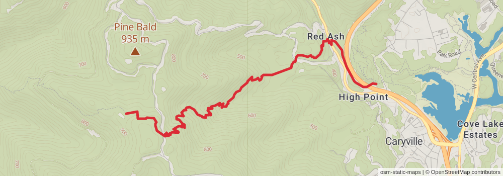 American Perimeter Trail - Southern Appalachian Primary stage 70 Map