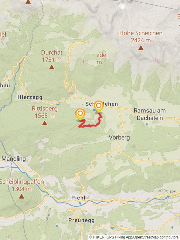 Fairy Tale Trail to Rittisberg mobile static map