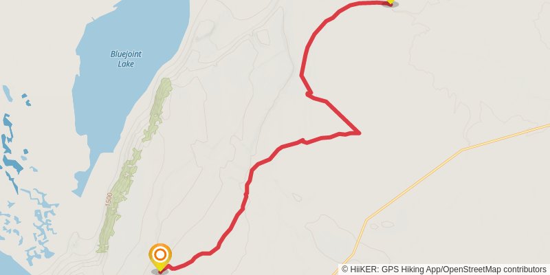 Ultra Pedestrian North Loop stage 109 Map