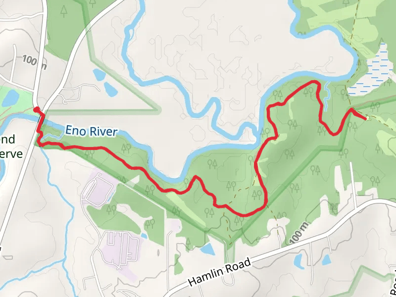 Ward Family Campground via Falls Lake Trail
