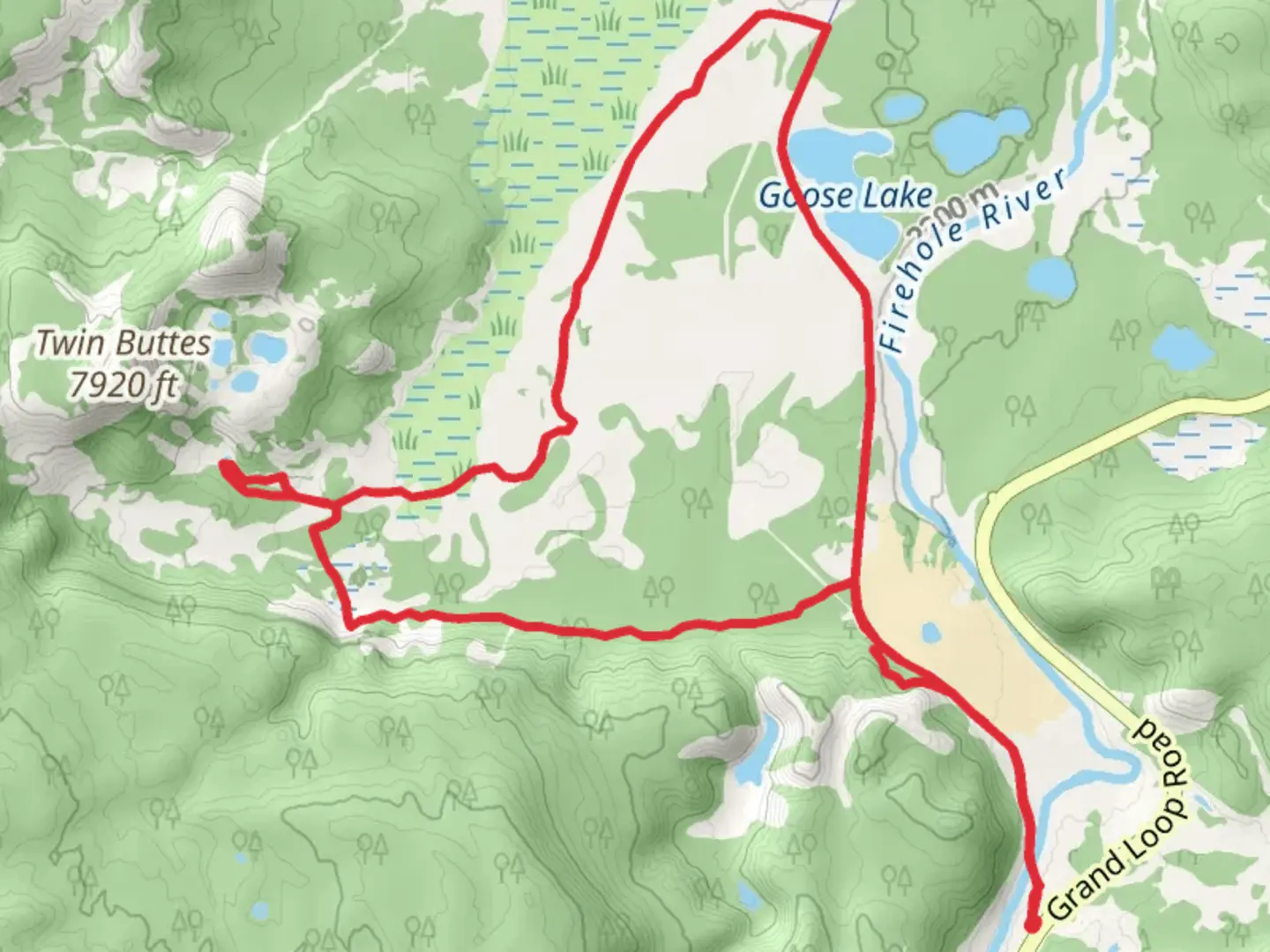 An image depicting the trail Fairy Falls Trail and Fairy Creek Trail and its surrounding area.