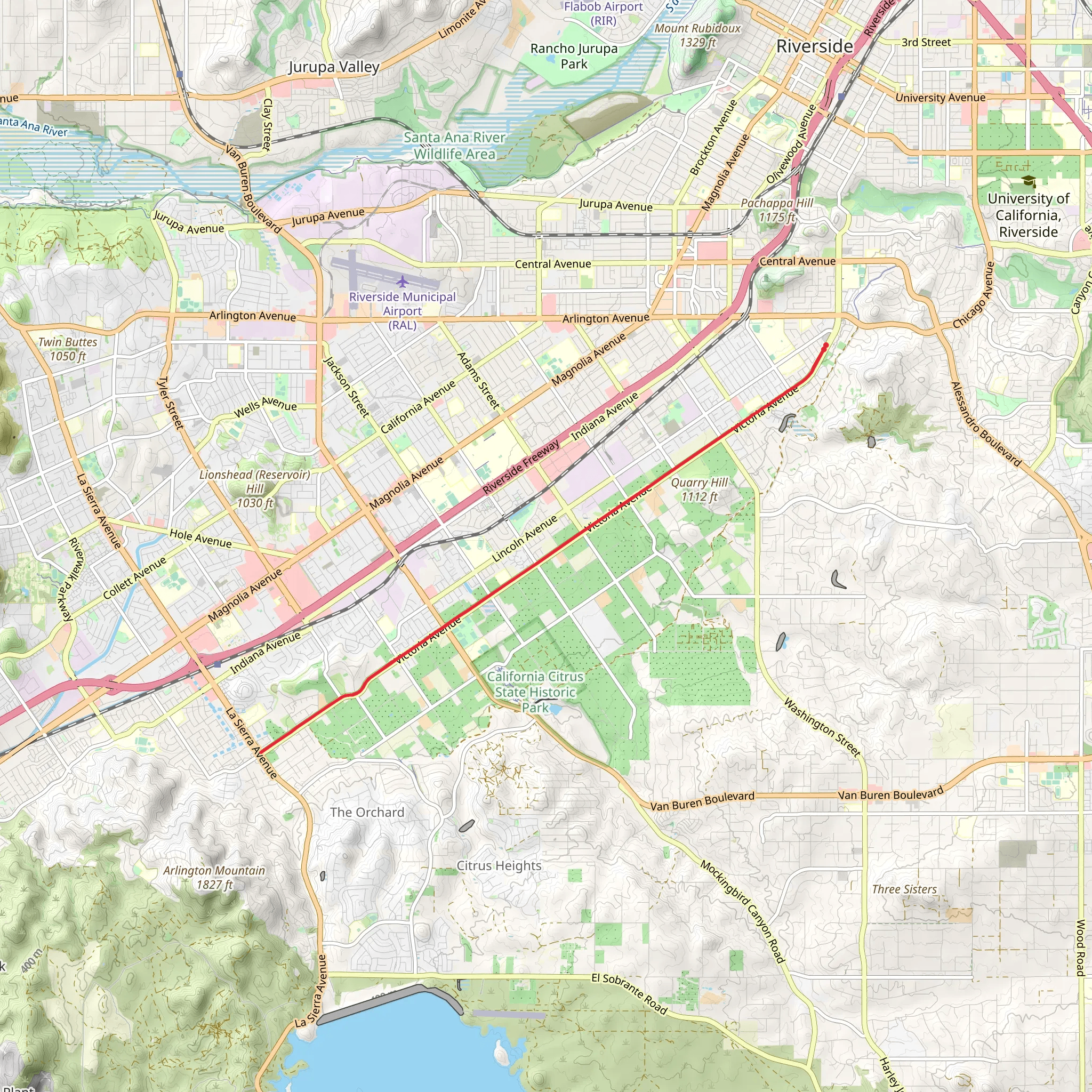 Rosanna Scott Memorial Trail mobile static map