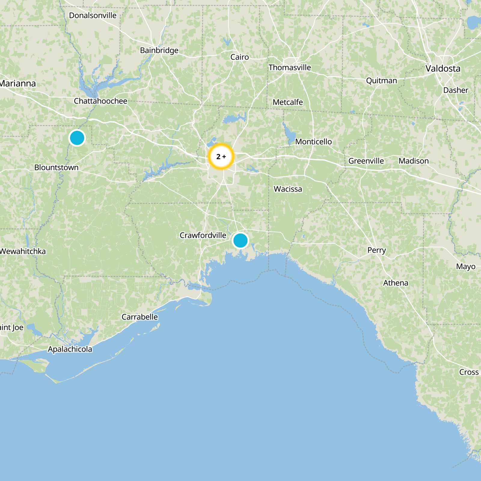 Wakulla County Static Map