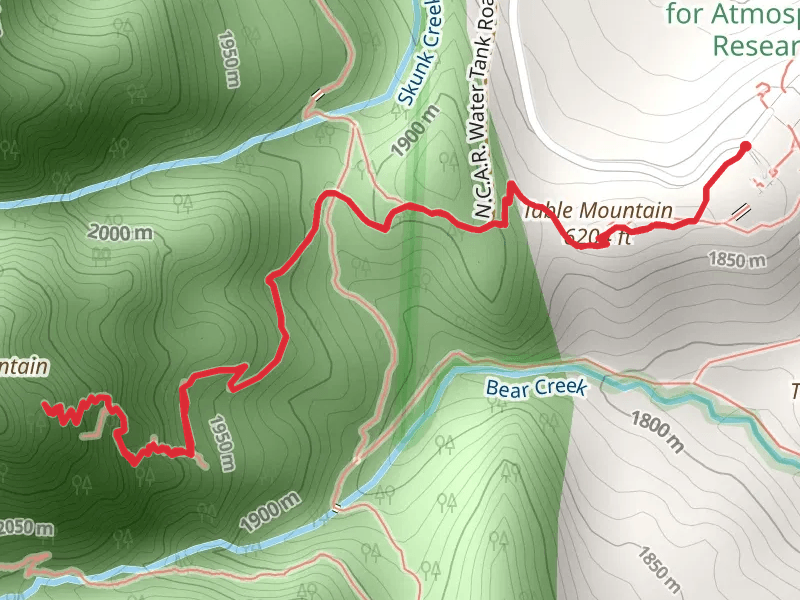Mallory Cave via NCAR Trail
