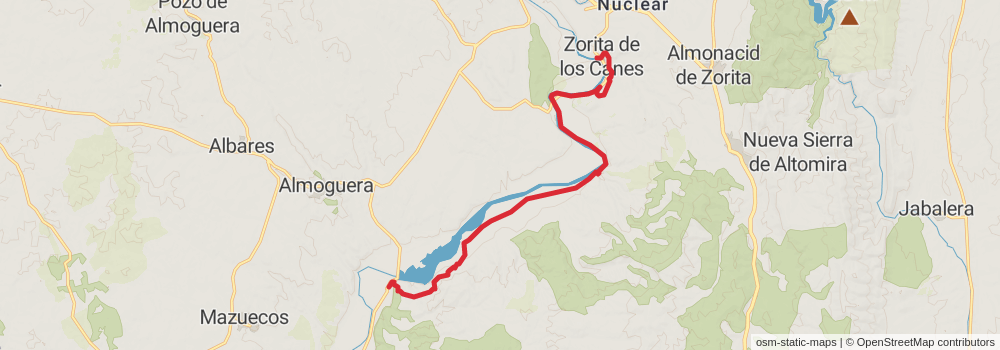GR 113 Camino Natural del Tajo stage 17 Map