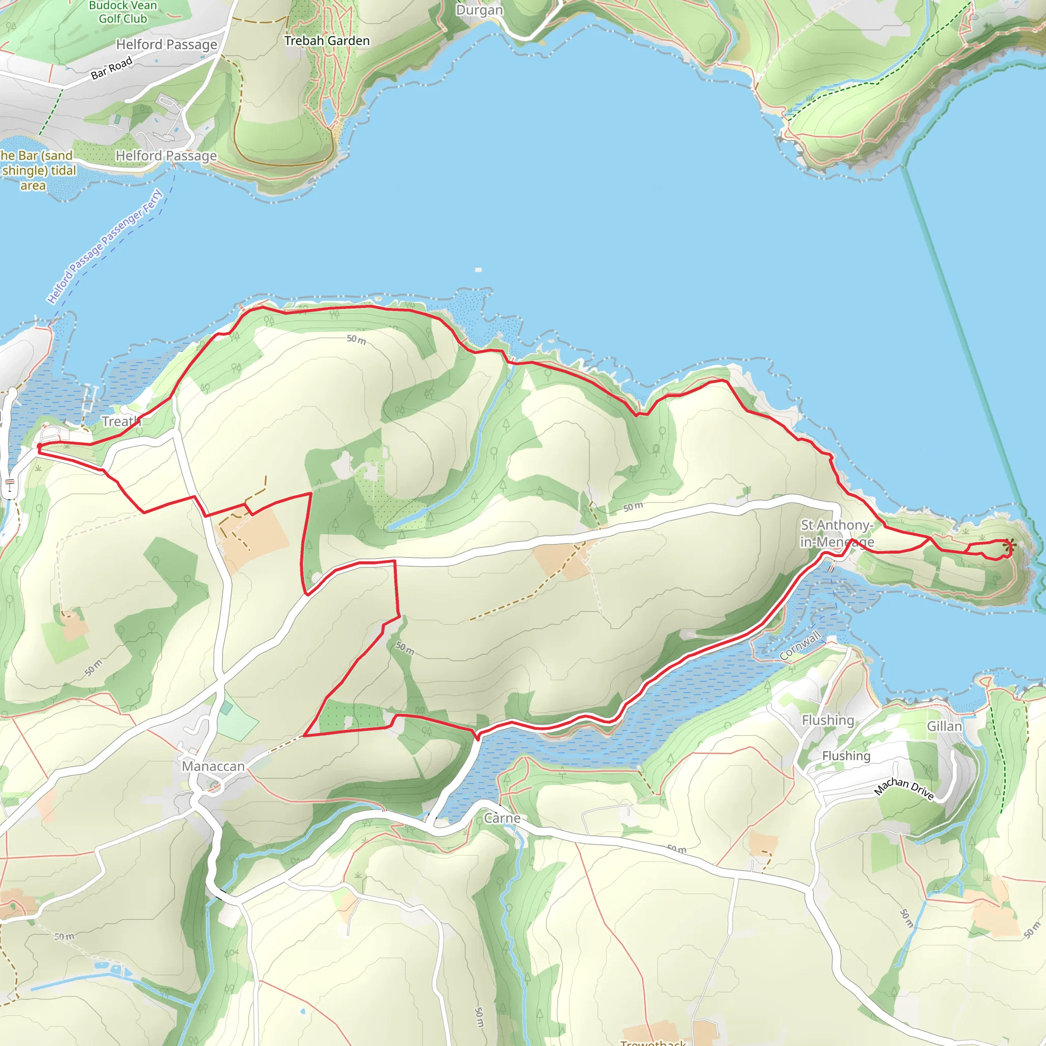 Gillan Creek and Dennis Head mobile static map