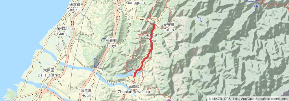 Raknus Selu Trail stage 11 Map