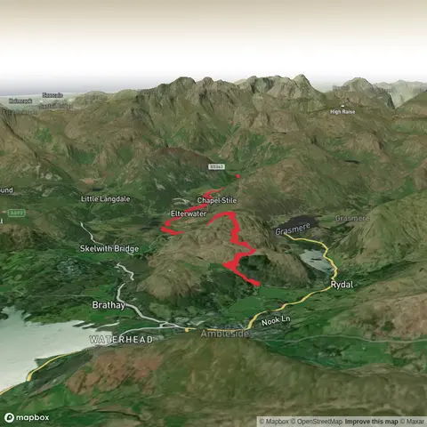 Ambleside to Langdale via Loughrigg Fell