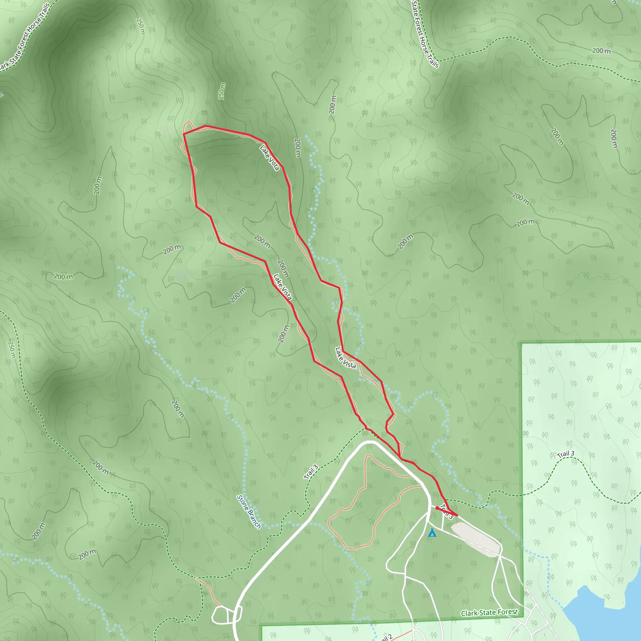 Lake View Loop Trail 4 mobile static map