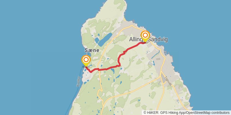 Bornholm Coast Trail alt 2 Map