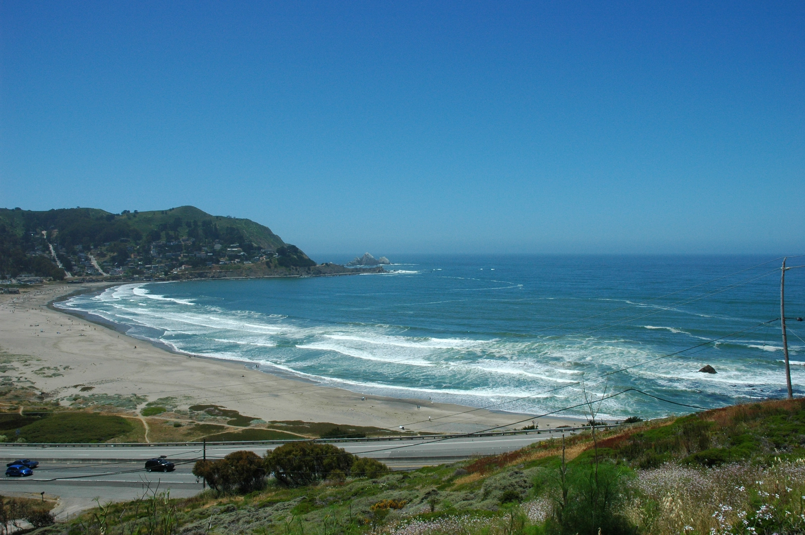 An image depicting the trail San Pedro Beach - Rockaway Beach and its surrounding area.
