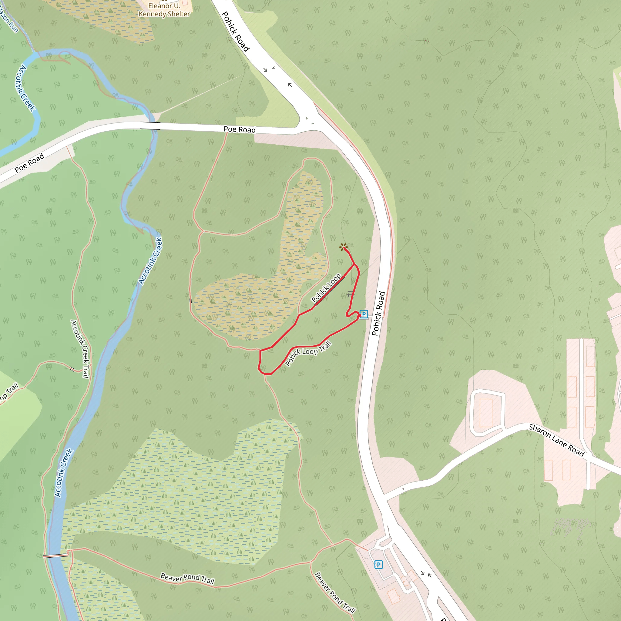 Pohick Loop Trail mobile static map