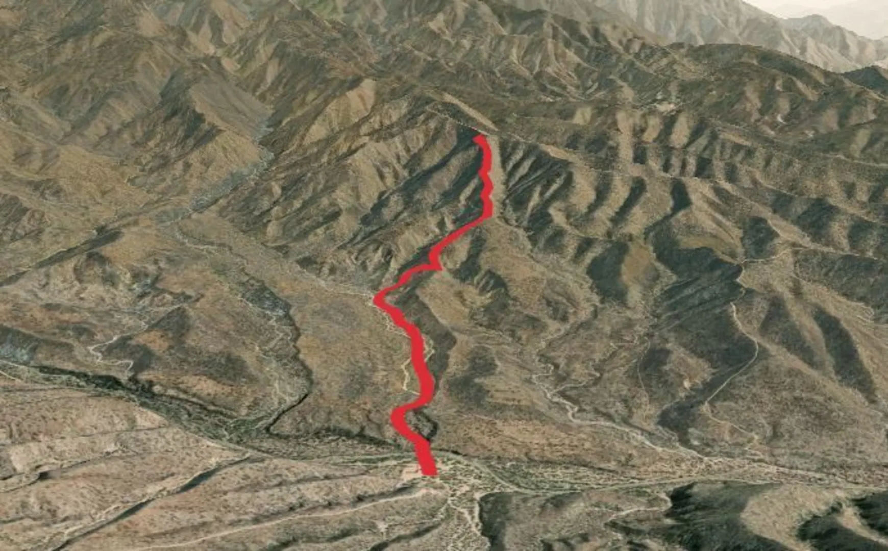 An image depicting the trail Lower Soldier Trail and its surrounding area.