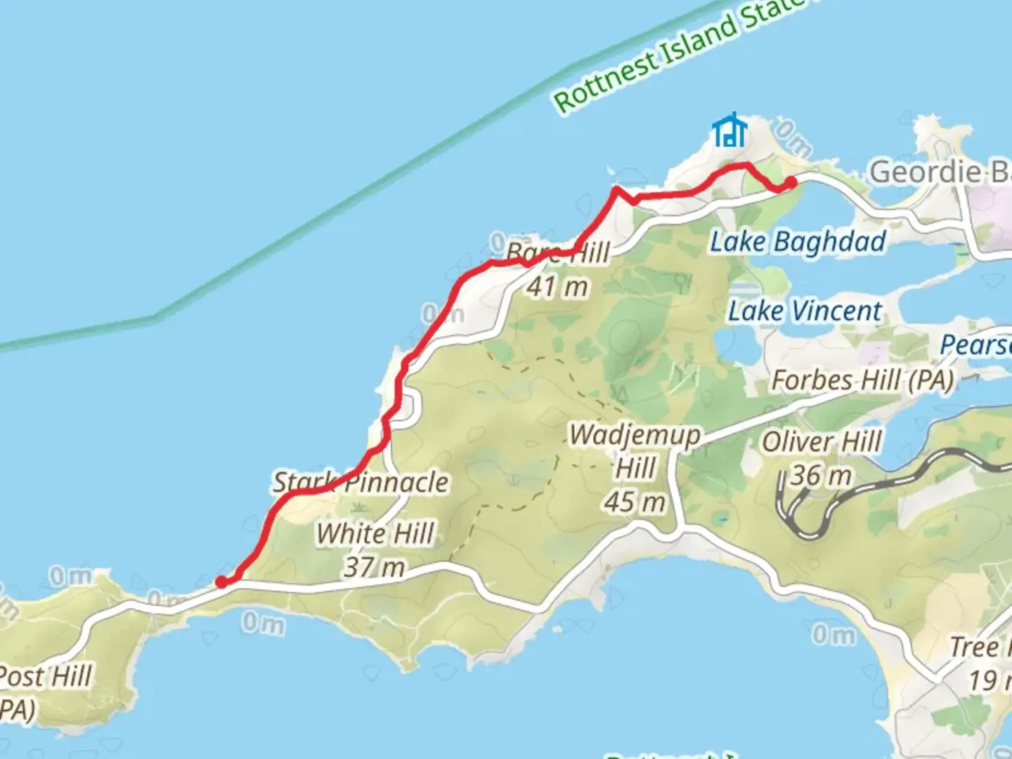 An image depicting the trail Karlinyah Bidi Walk and its surrounding area.