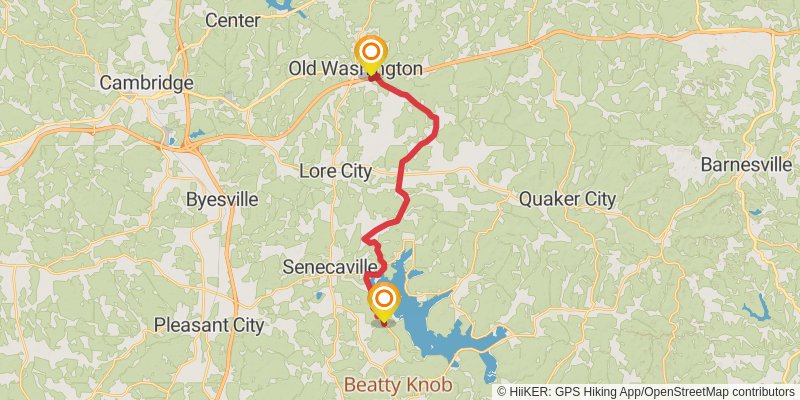 Buckeye Trail stage 86 Map