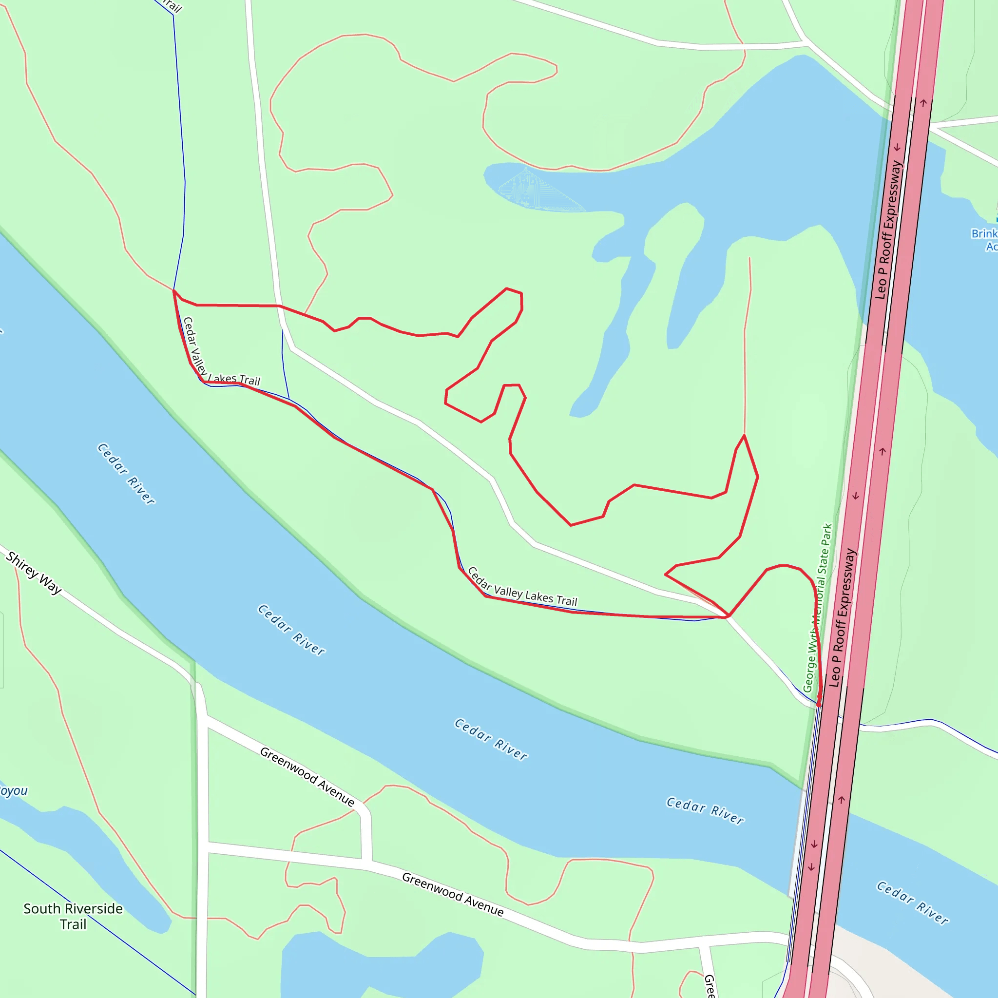 Leo P Rooff Expressway Loop - West mobile static map
