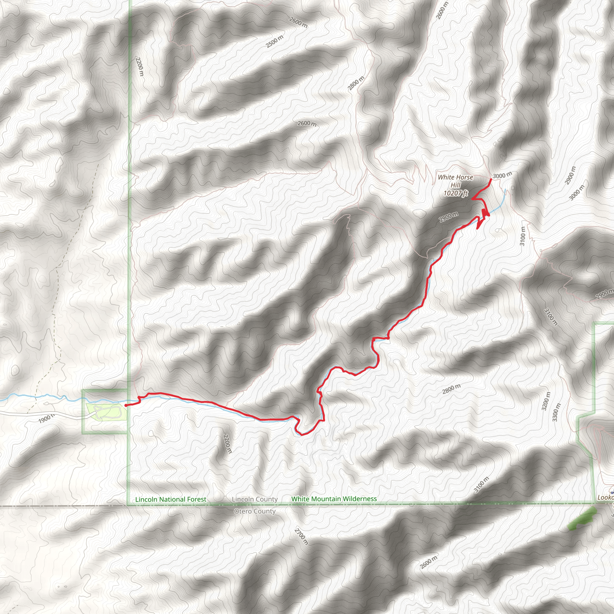 Three Rivers Trail mobile static map