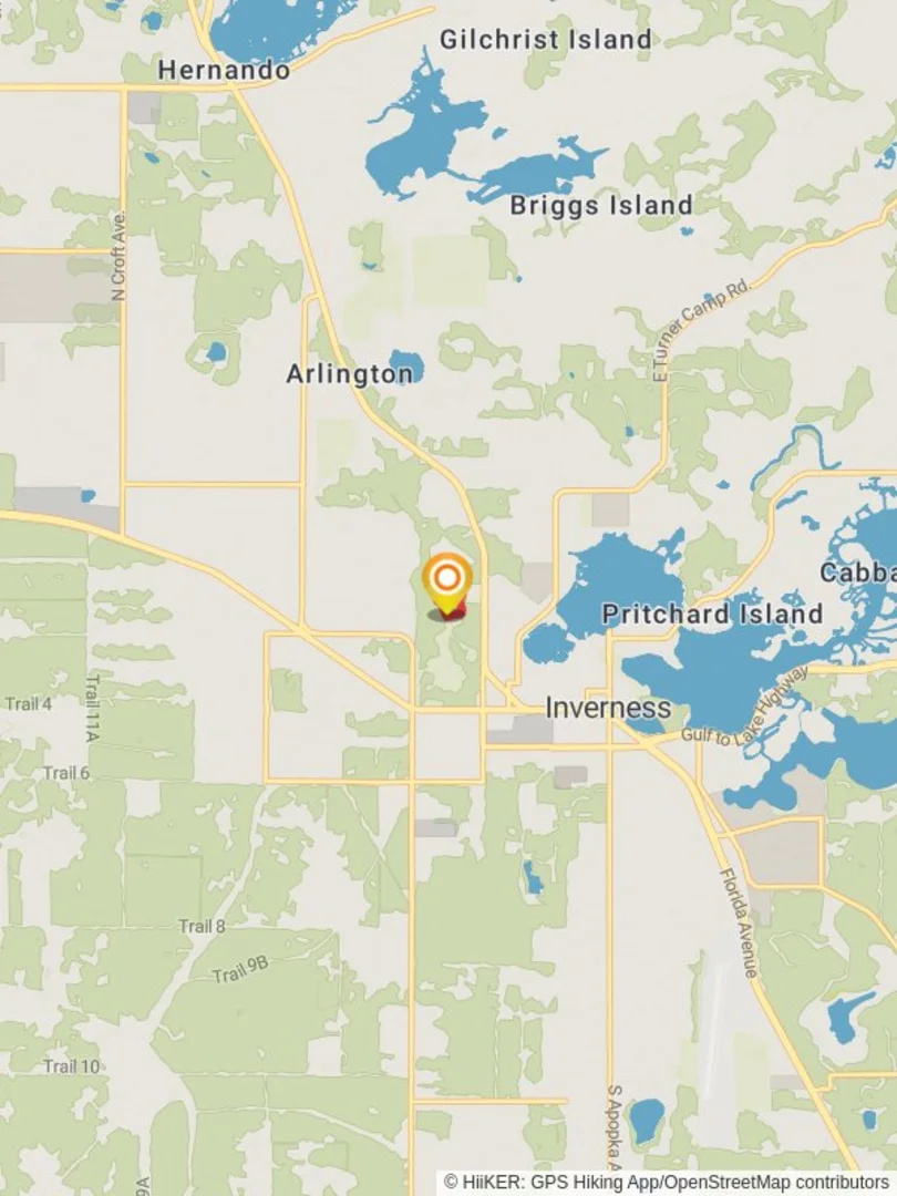 An image depicting the trail Red Trail Loop and its surrounding area.