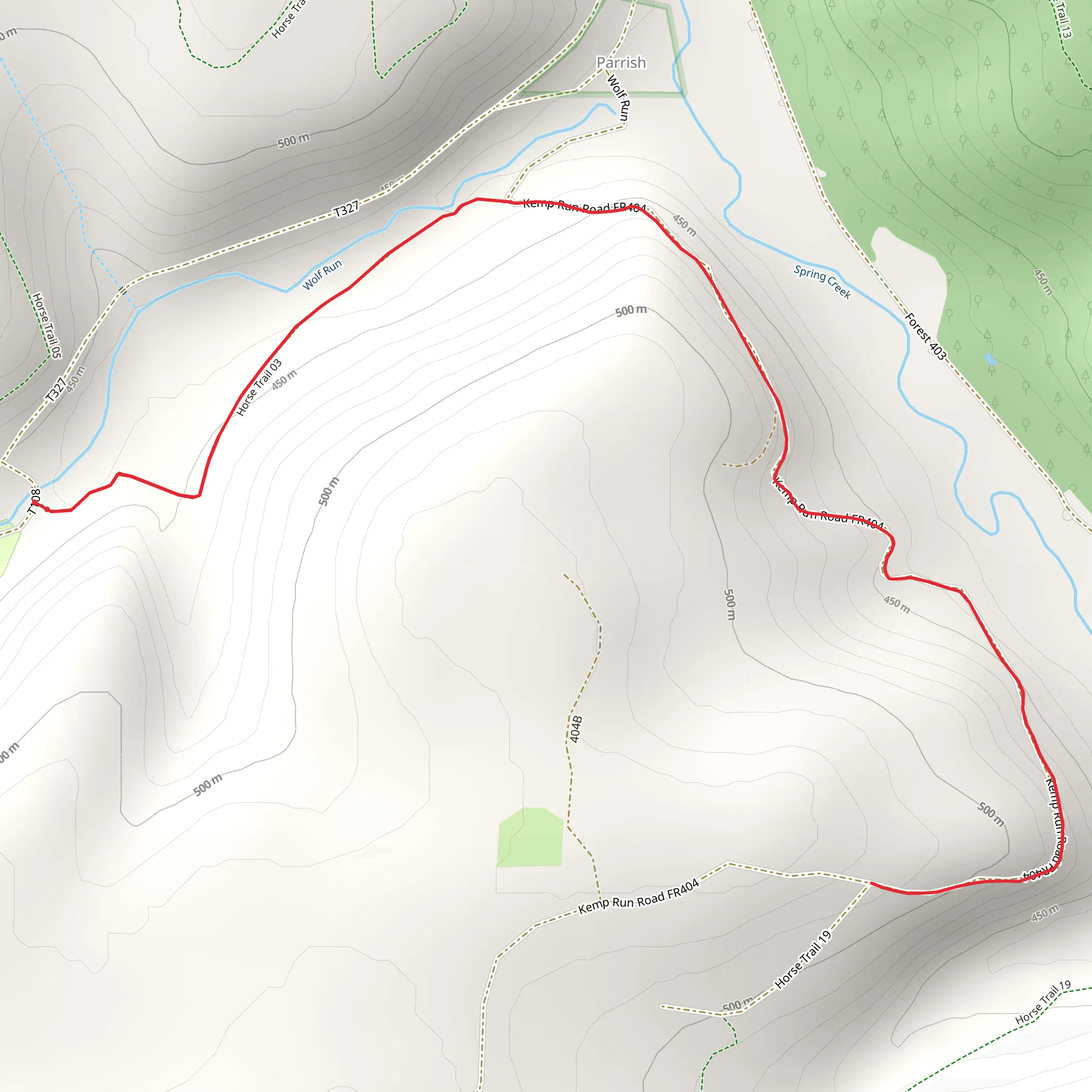 SCHT - Parrish Trail mobile static map