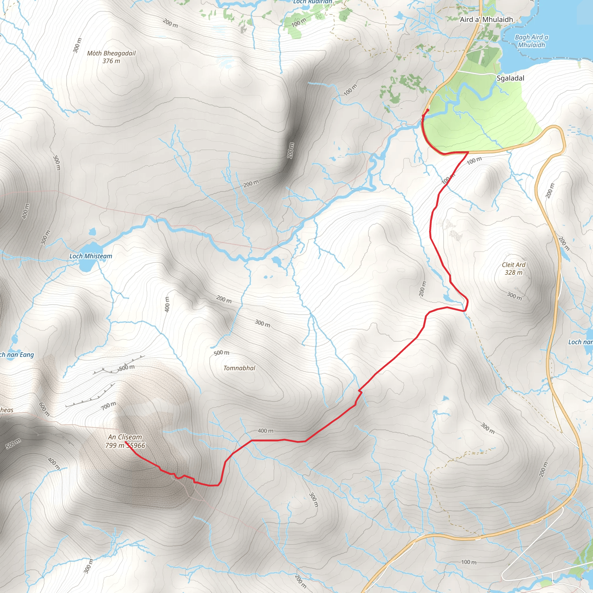 An Clisham mobile static map