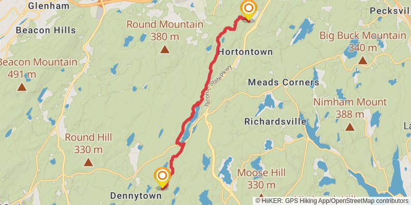 Appalachian Trail stage 140 Map
