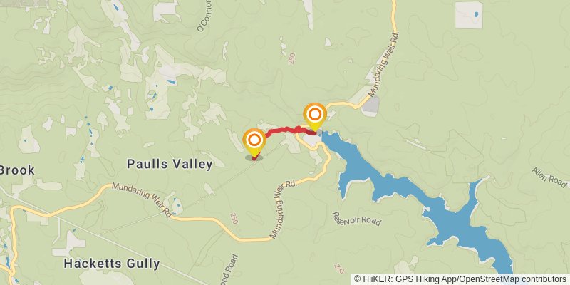 Bibbulmun Track alt 1 Map