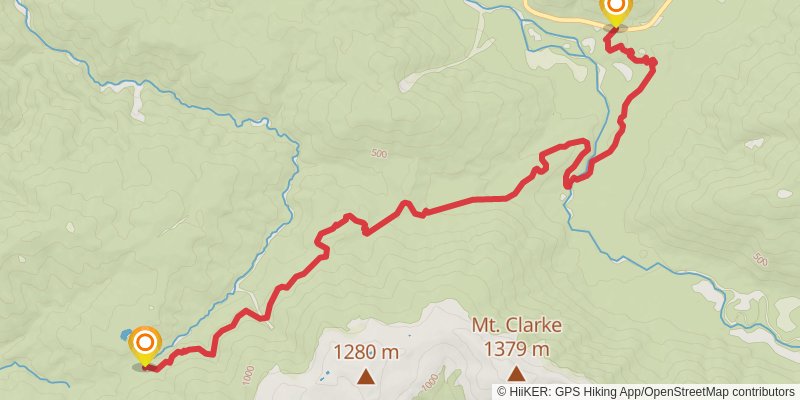 Historic Haast to Paringa Cattle Track stage 1 Map