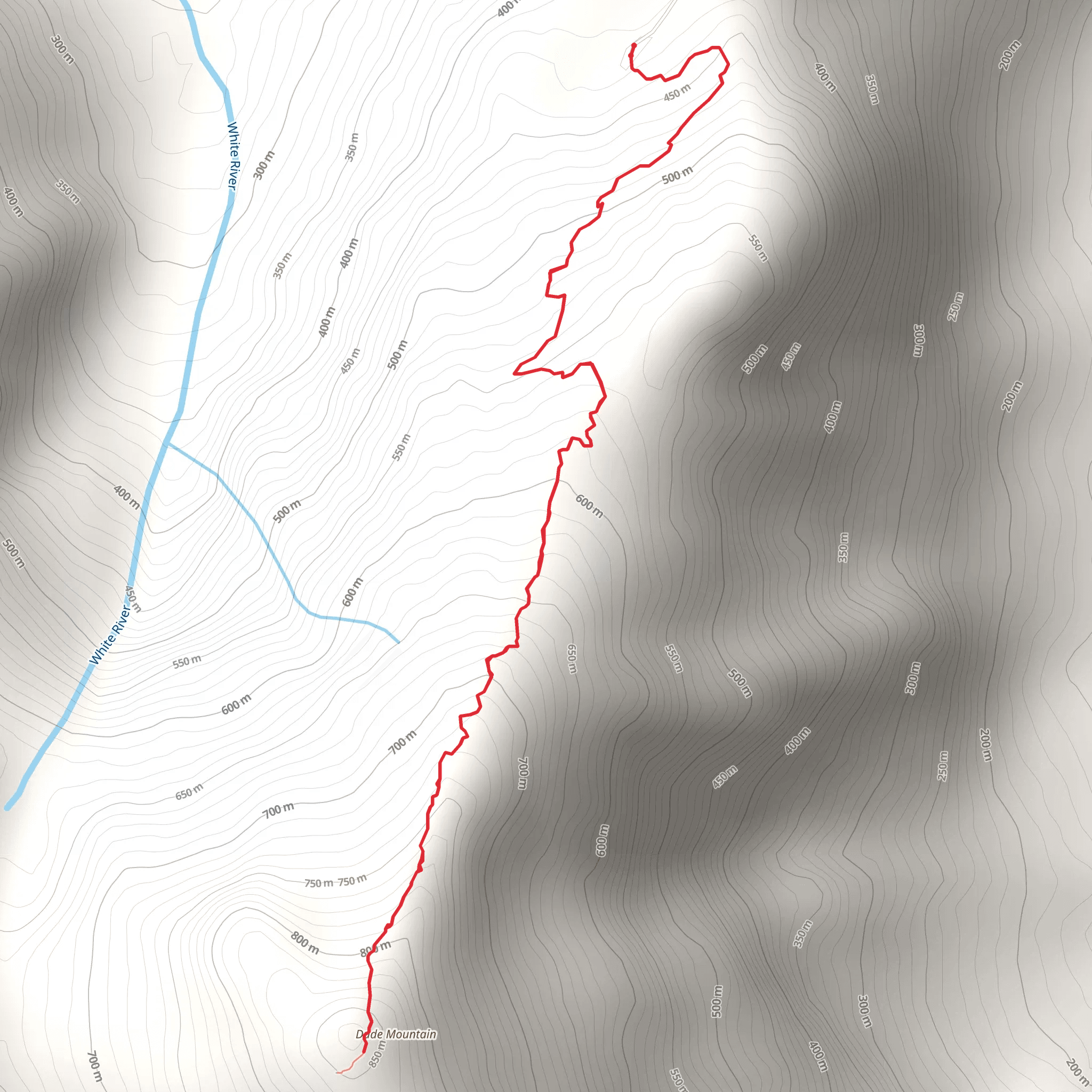 Dude Mountain mobile static map