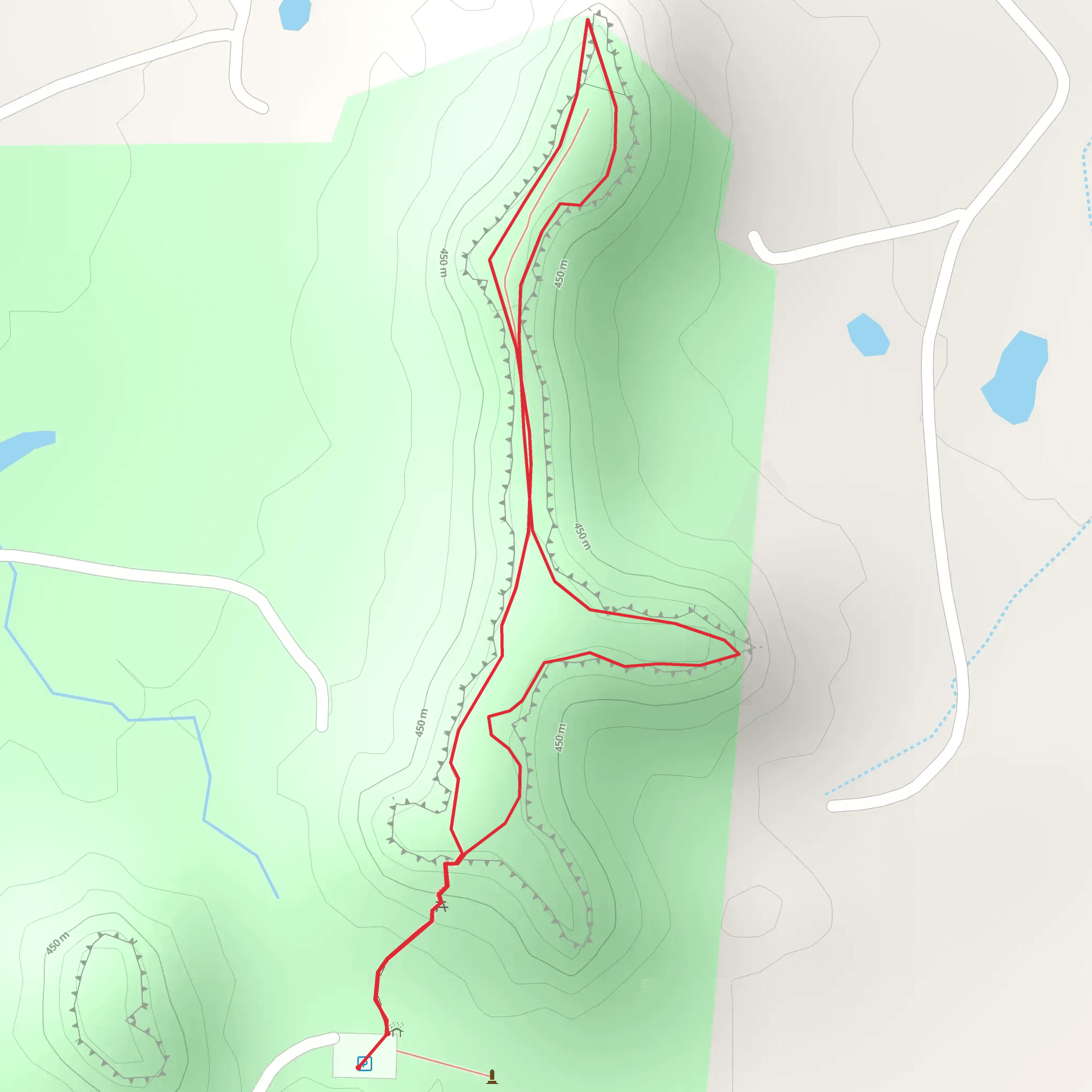 Gloss Mountain State Park mobile static map