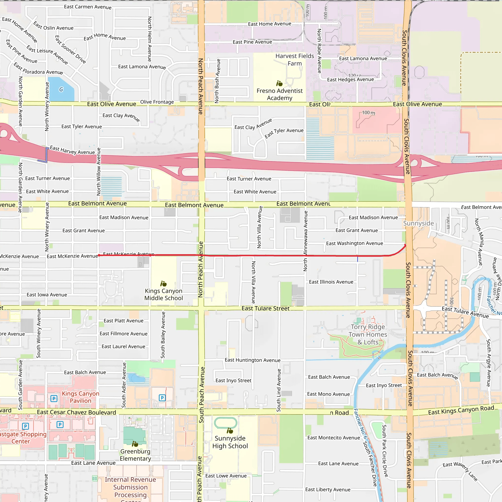 Mckenz Walk mobile static map
