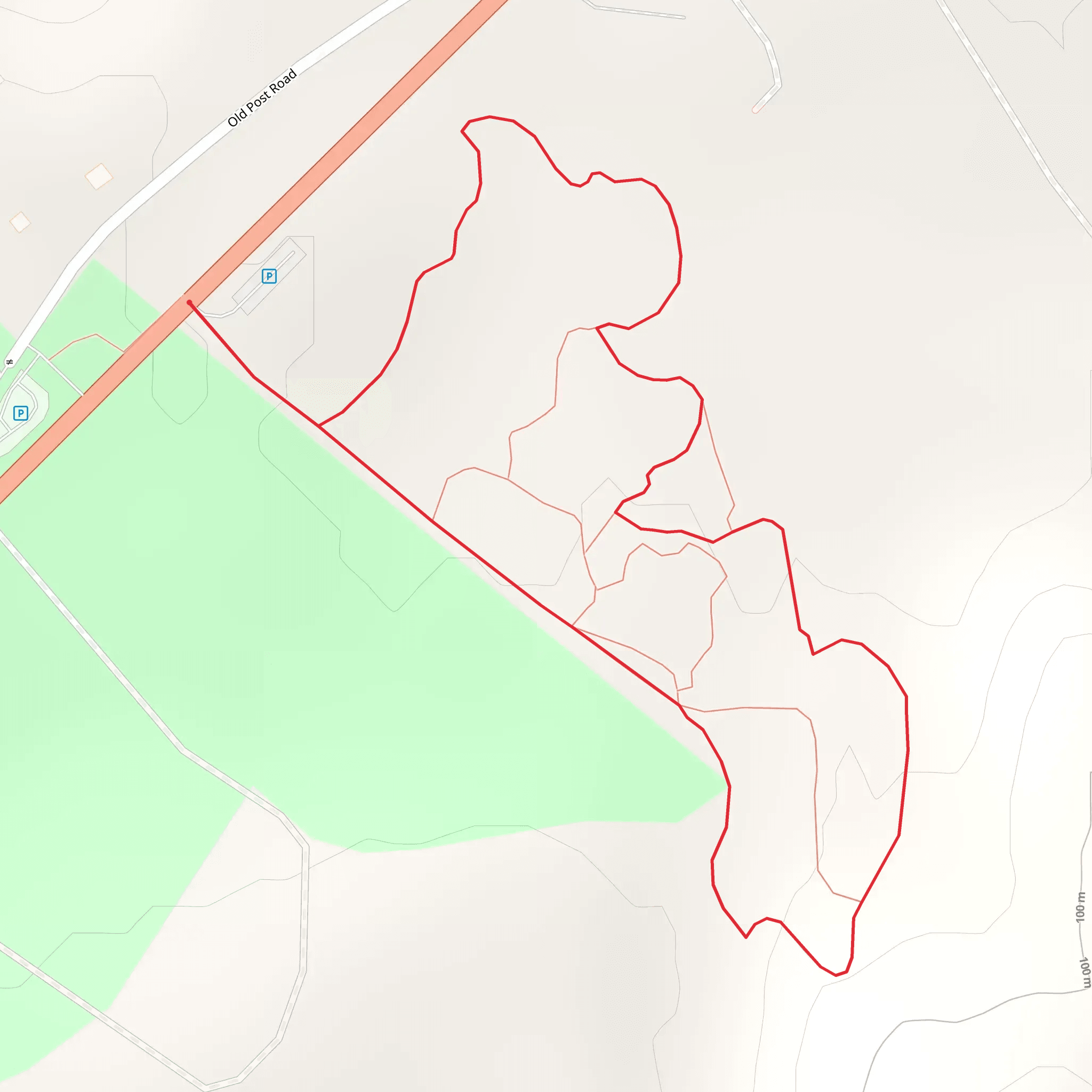Martin Van Buren Nature Trail mobile static map