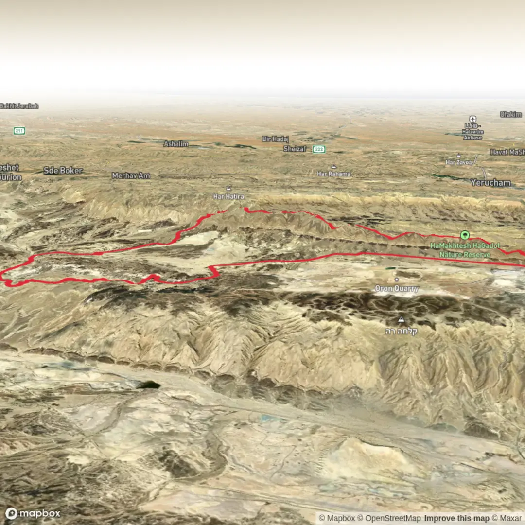 An image depicting the trail Karbolet to Zarhan and its surrounding area.