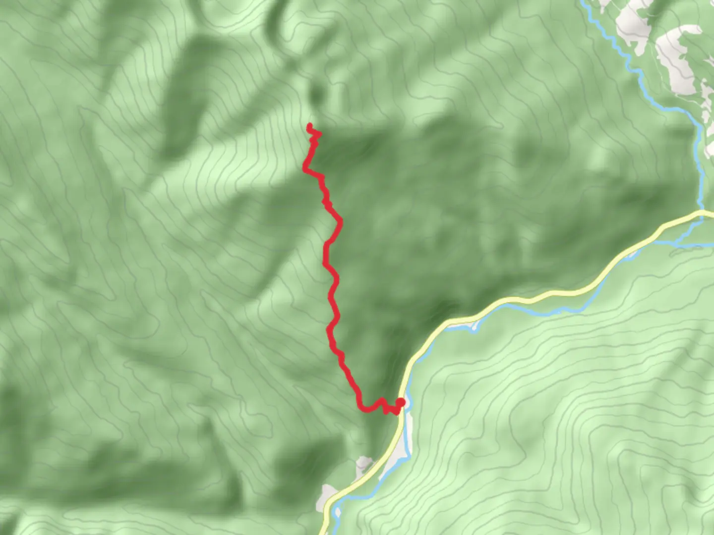 An image depicting the trail Baldy Mountain Trail and its surrounding area.
