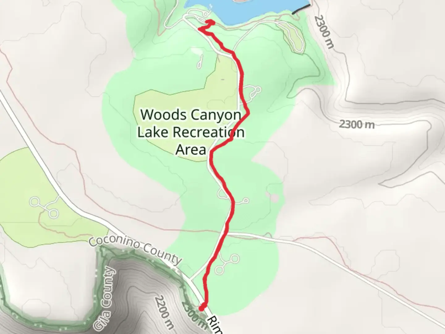 An image depicting the trail Meadow Trail - Rim Road and its surrounding area.