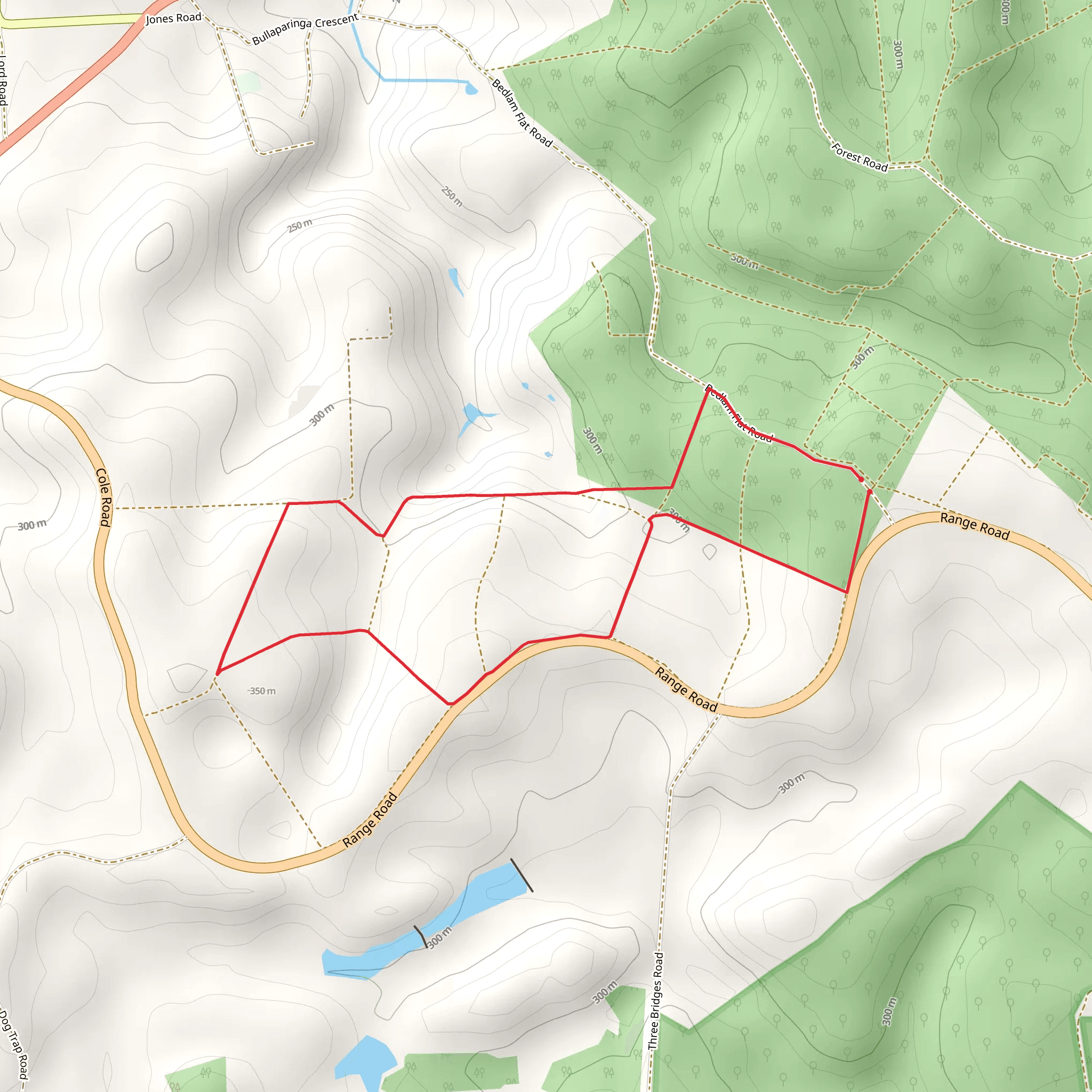 Jones Journey Track mobile static map