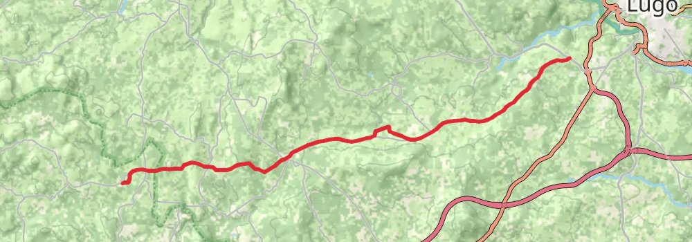 Camino Primitivo stage 15 Map