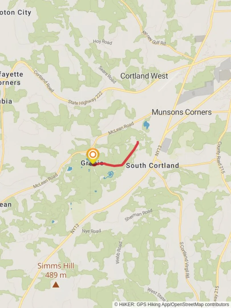 An image depicting the trail Gracie Road Trail and its surrounding area.