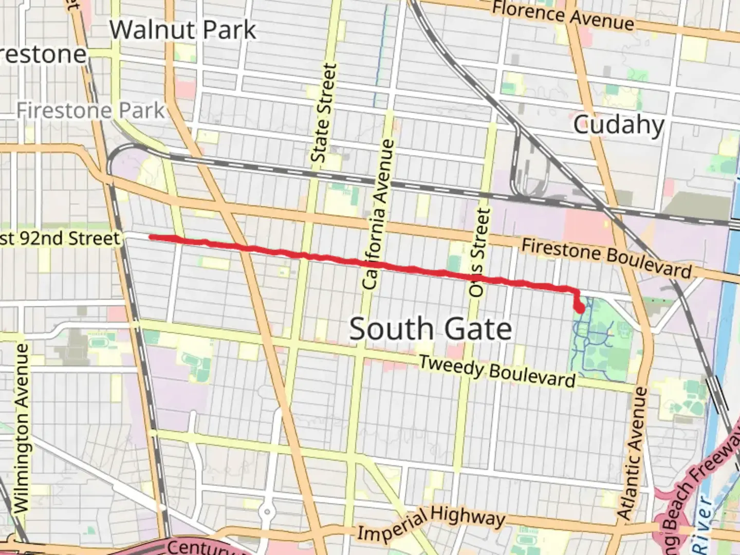 An image depicting the trail Park Walkway and its surrounding area.