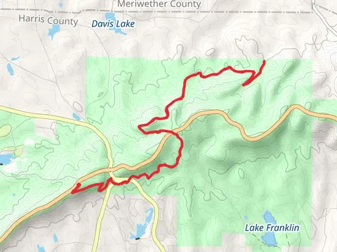 Pine Mountain Trail from Lake Delanor Road